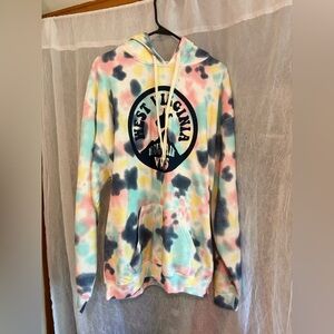 Tie-Dye West Virginia Hoodie